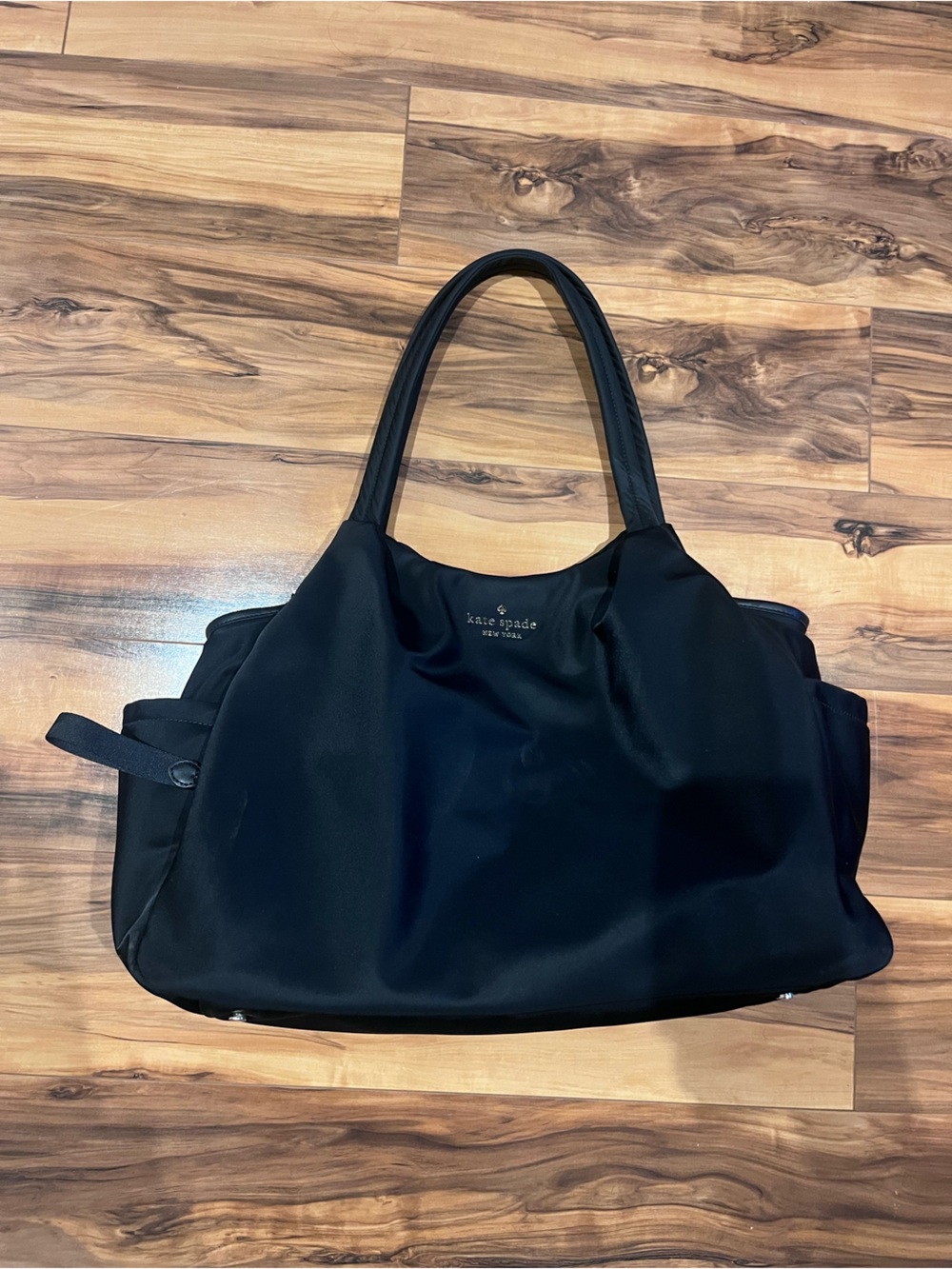 kate spade Black Nylon Tote with Top Handles